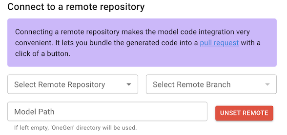 Connect to a remote repository
